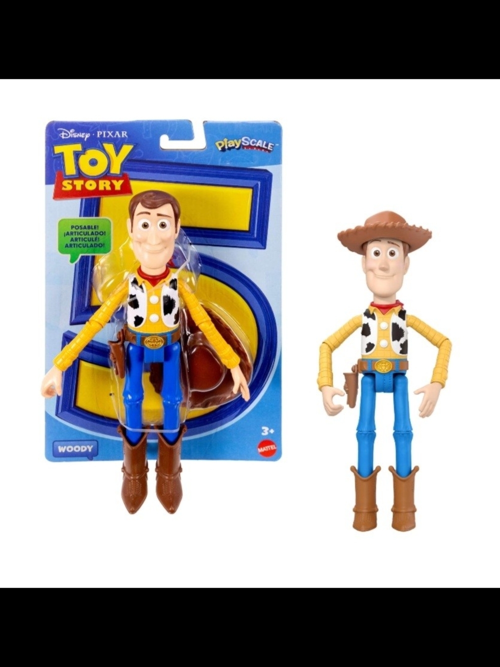 Disney and Pixar Toy Story Woody Action Figure 9.2" 14 Posable Joints Playscale